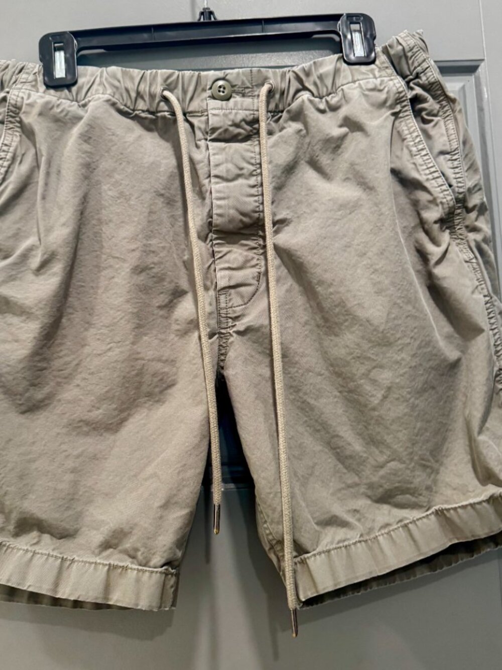 Madewell Drawstring Fatigue Shorts Olive Gray Utility Shorts Men’s Large